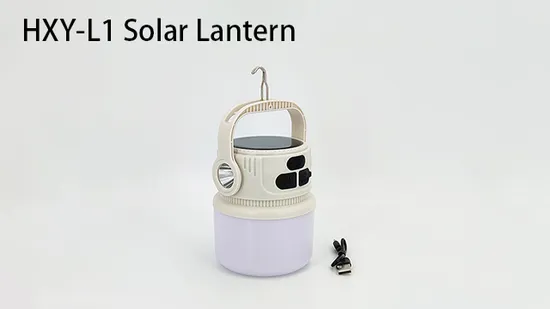 Solar Lantern with Mobile Phone Charger Hanging Lamp