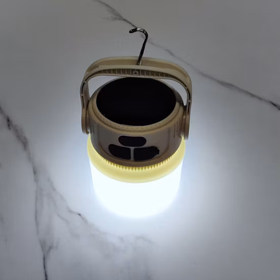 Solar Lantern with Mobile Phone Charger Hanging Lamp
