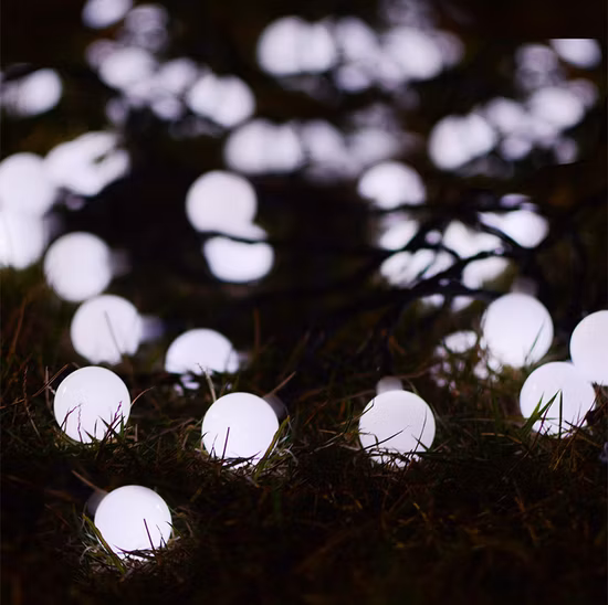 Beautiful Wedding Party Multicolorful Ground Wall Solar String Strip Decoration LED Bulb Ball Lantern Lamp Light