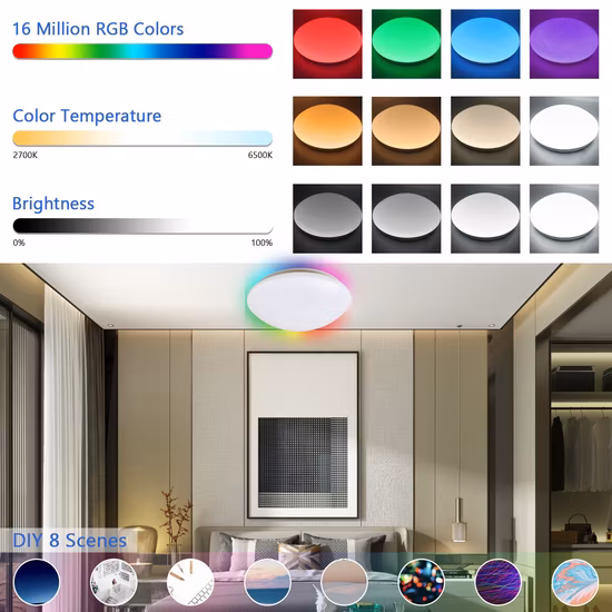 Solar Magic Color Smart APP Decoration Voice Control String Light