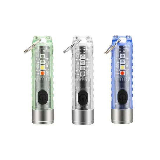 Mini Working Light Super Bright Strong Light Portability Keychain Torch LED Light Multi-Purpose Carry-on Light Camping Lights